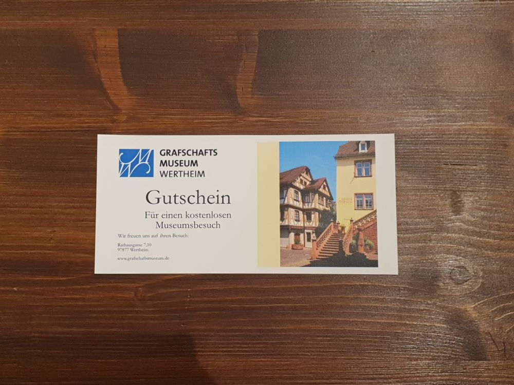 Gutschein vom Grafschaftsmuseum